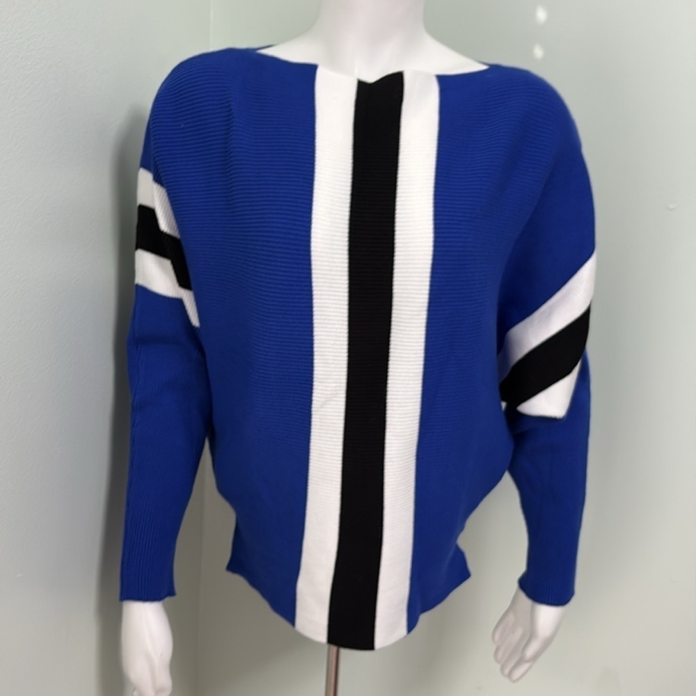 Off the shoulder batwing boat neck knit sweater - M - Picture 5 of 8